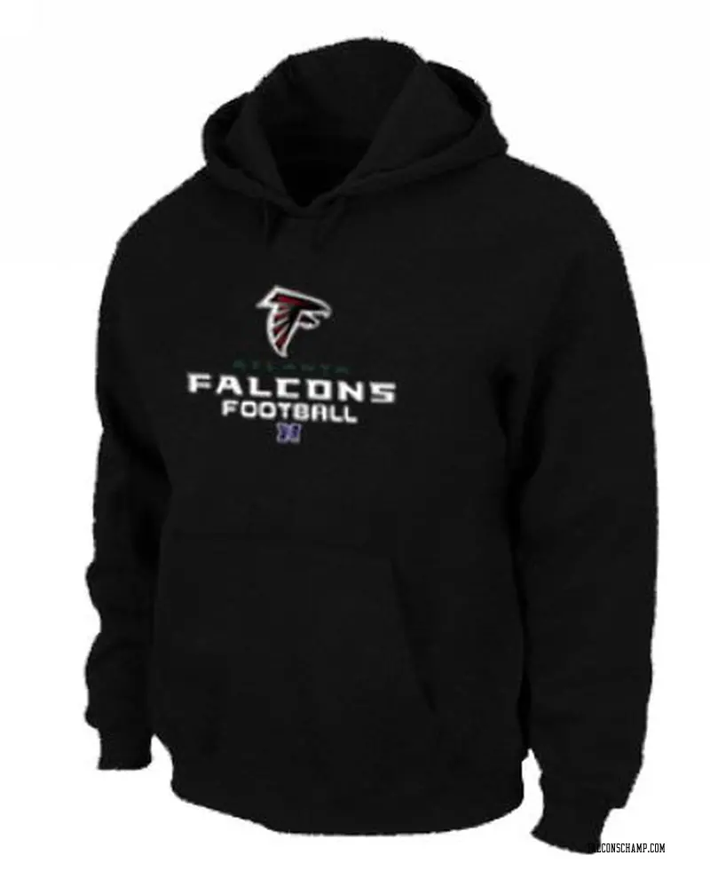 falcons hoodie black